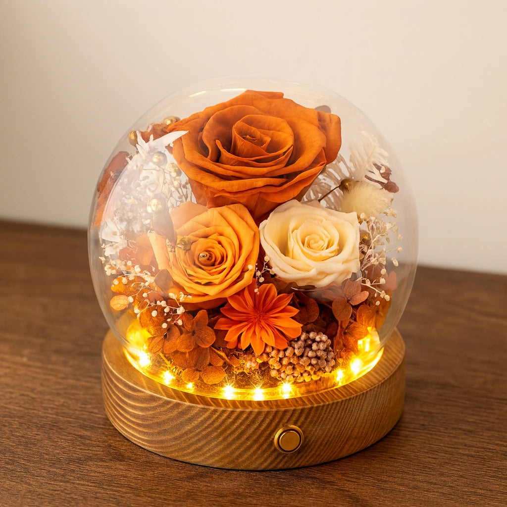 Eternal Rose Glass Dome Gift