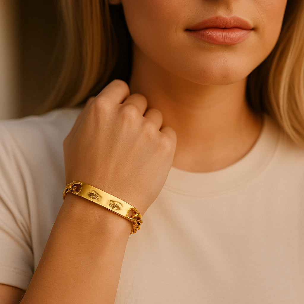 Personalized Eye Bracelet Gift