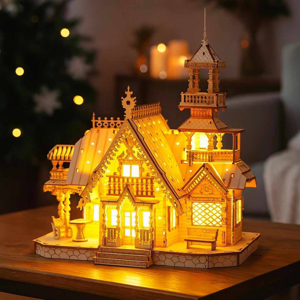 Country Villa Wooden Puzzle