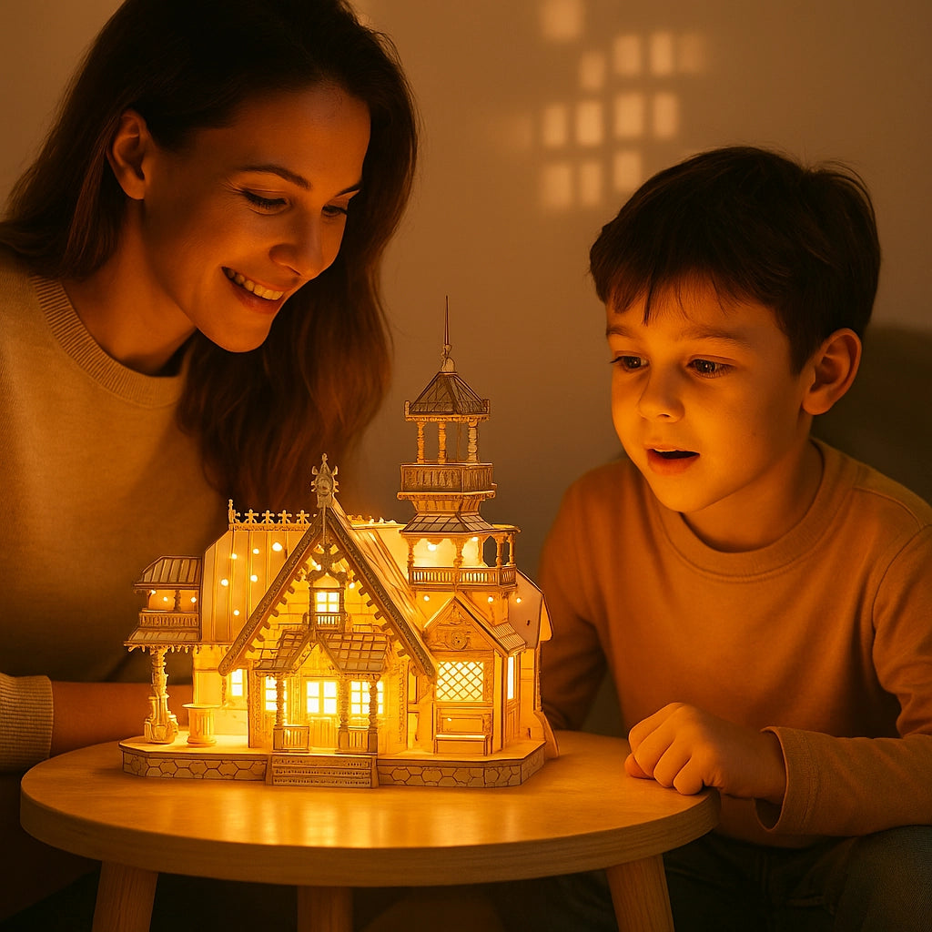 Country Villa Wooden Puzzle