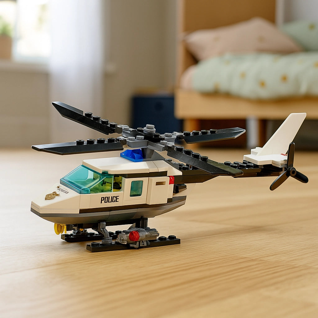 PoliceHeli™ Building Blocks Set