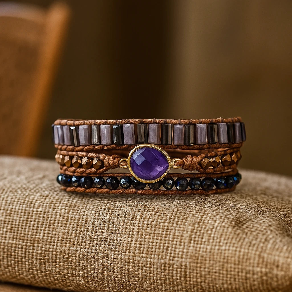 CrystalFlow™ Wrap Bracelet