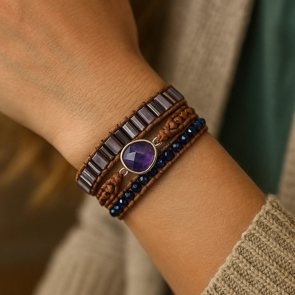 CrystalFlow™ Wrap Bracelet