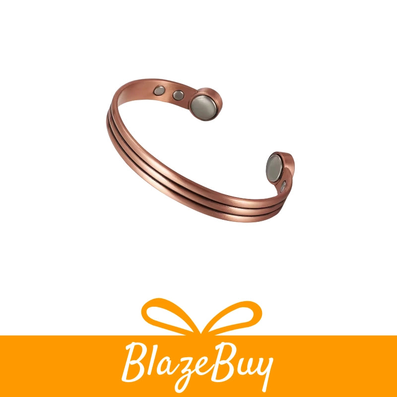 Magnetic Copper Cuff Bracelet