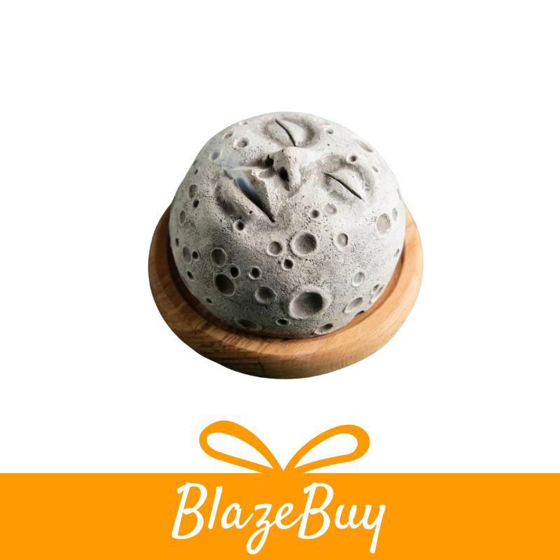 Moon Face Incense Burner