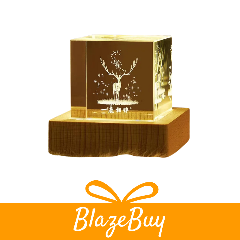 MoonBeam™ 3D Crystal Sculpture