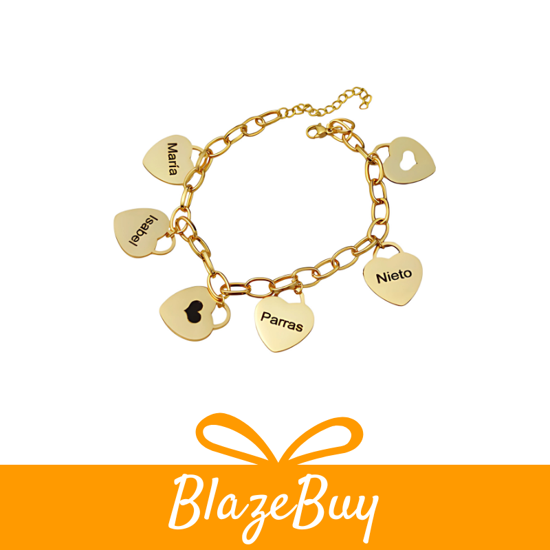 HeartCharm™ Personalized Bracelet