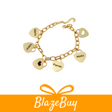 HeartCharm™ Personalized Bracelet