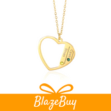 MomLove™ Engraved Heart Necklace