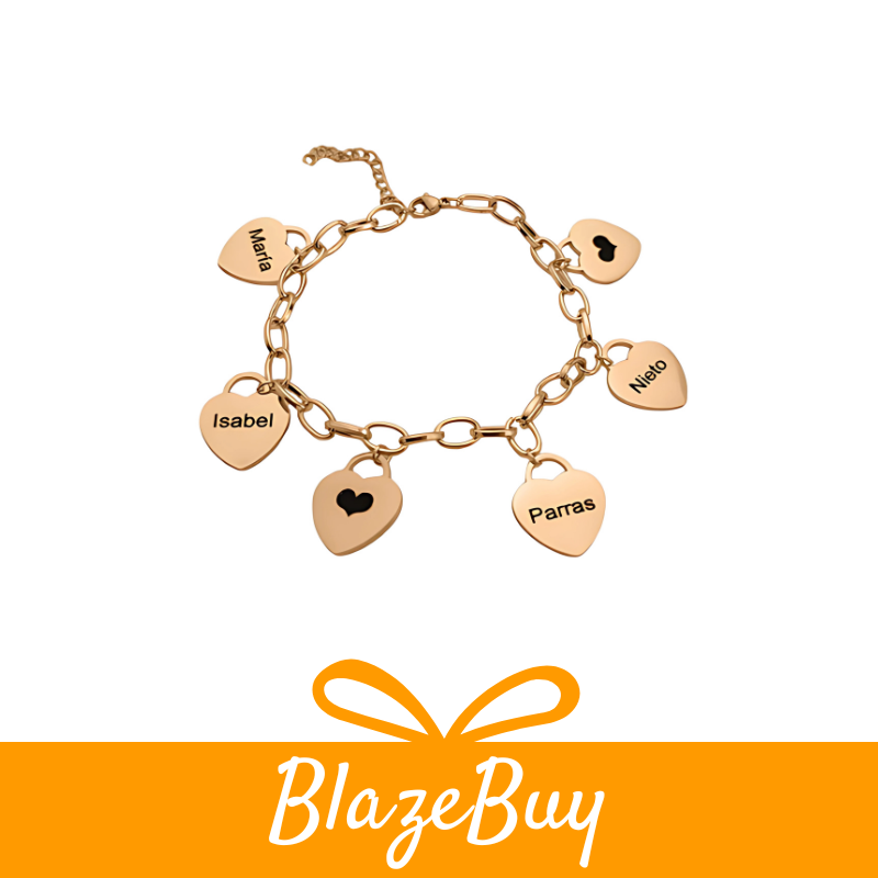 HeartCharm™ Personalized Bracelet