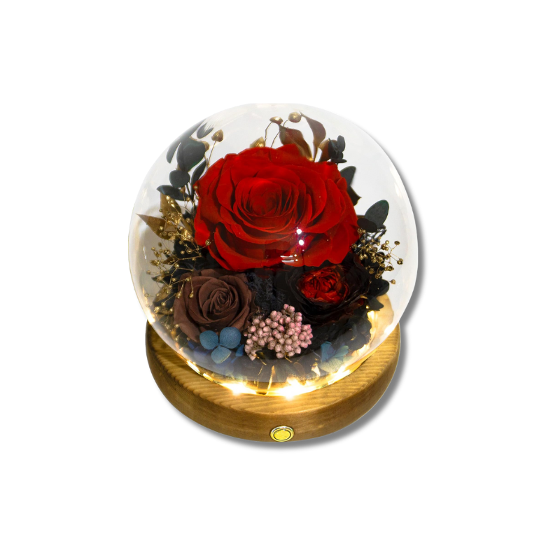 Eternal Rose Glass Dome Gift