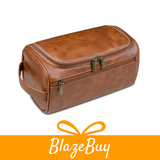 Men’s Leather Toiletry Bag