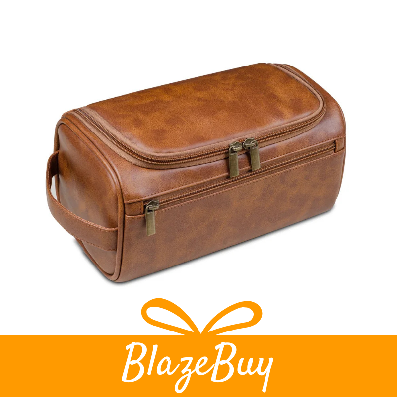Men’s Leather Toiletry Bag