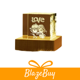 MoonBeam™ 3D Crystal Sculpture