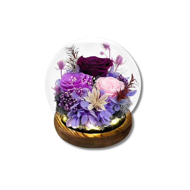 Eternal Rose Glass Dome Gift