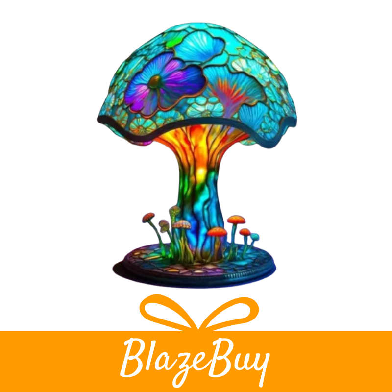 Tiffany-Style Stained Glass Table Lamp