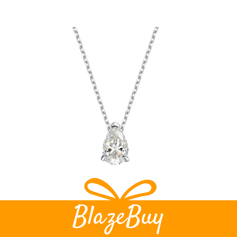 Radiant Teardrop Pendant Necklace