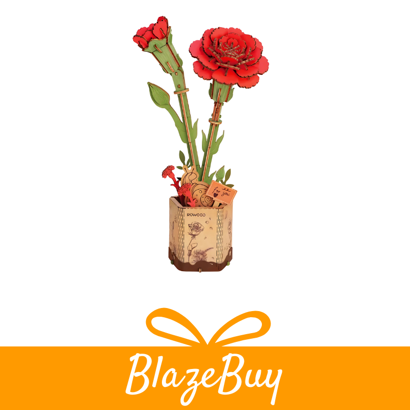 Wooden Bloom 3D Flower Puzzle
