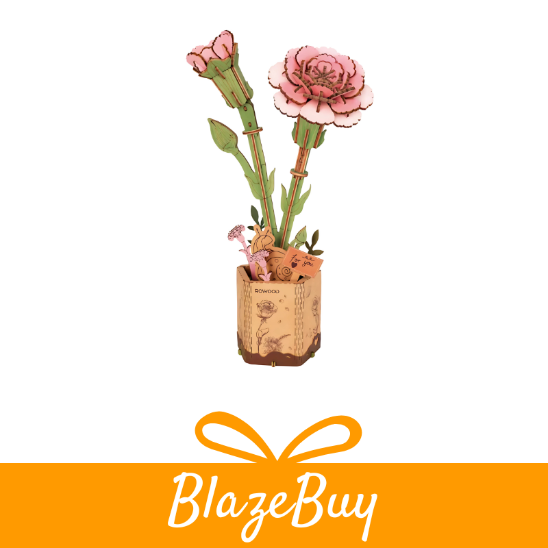 Wooden Bloom 3D Flower Puzzle