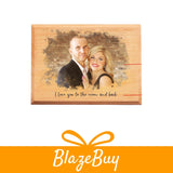 Custom™ Wooden Photo Frame
