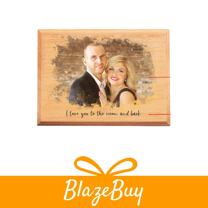 Custom™ Wooden Photo Frame