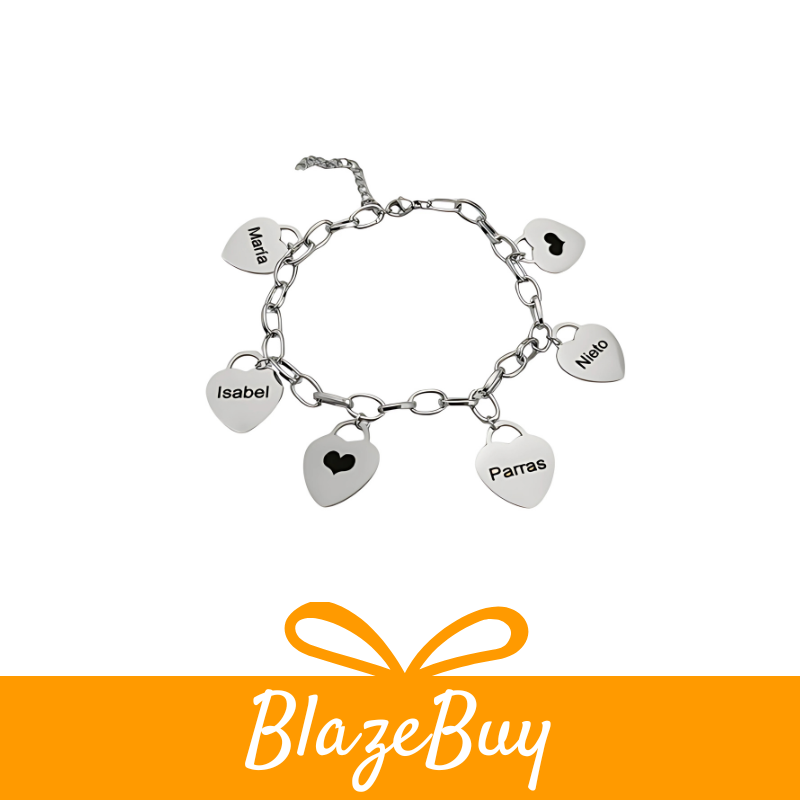 HeartCharm™ Personalized Bracelet