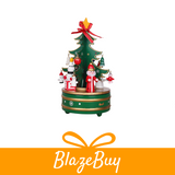 Wooden Christmas Music Box Collection