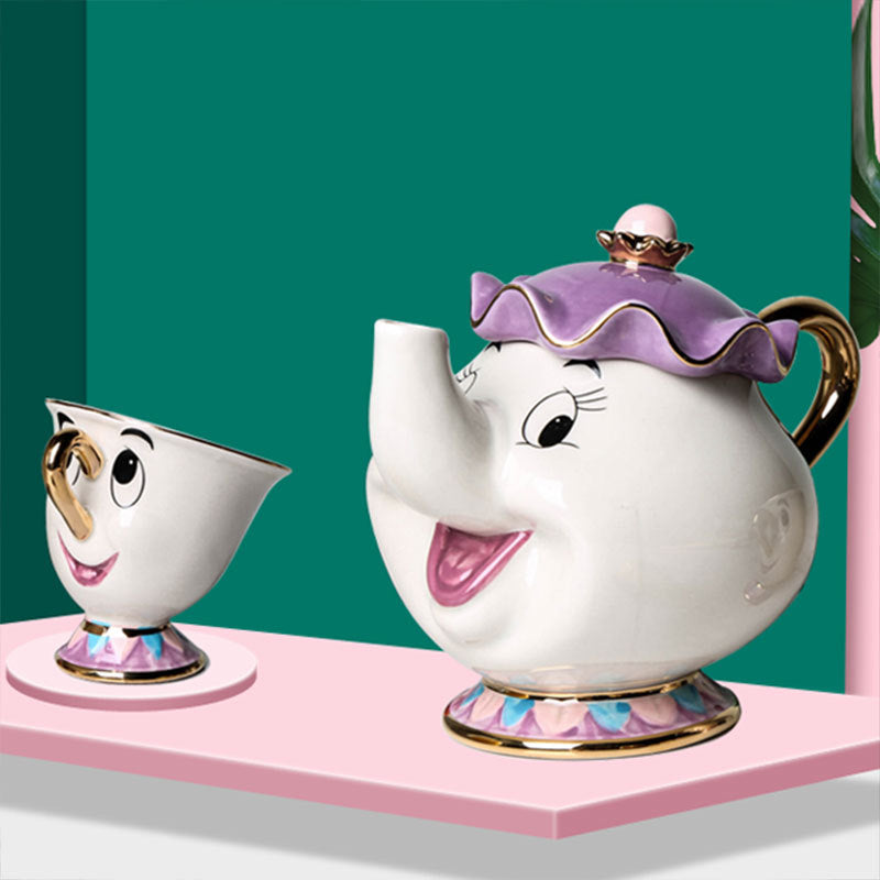 Beauty and Beast Teapot Set