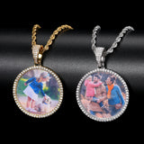 Personalized Iced Photo Pendant