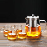 PARACITY Borosilicate Glass Teapot