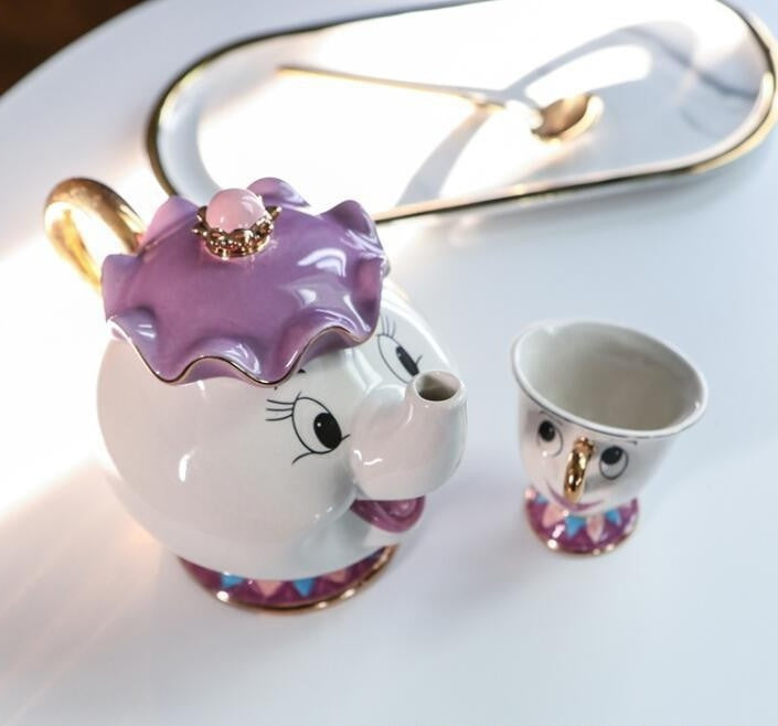 Beauty and Beast Teapot Set