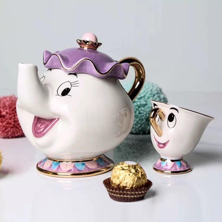 Beauty and Beast Teapot Set