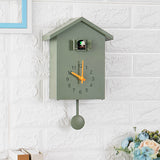 Nordic Birdhouse Wall Clock
