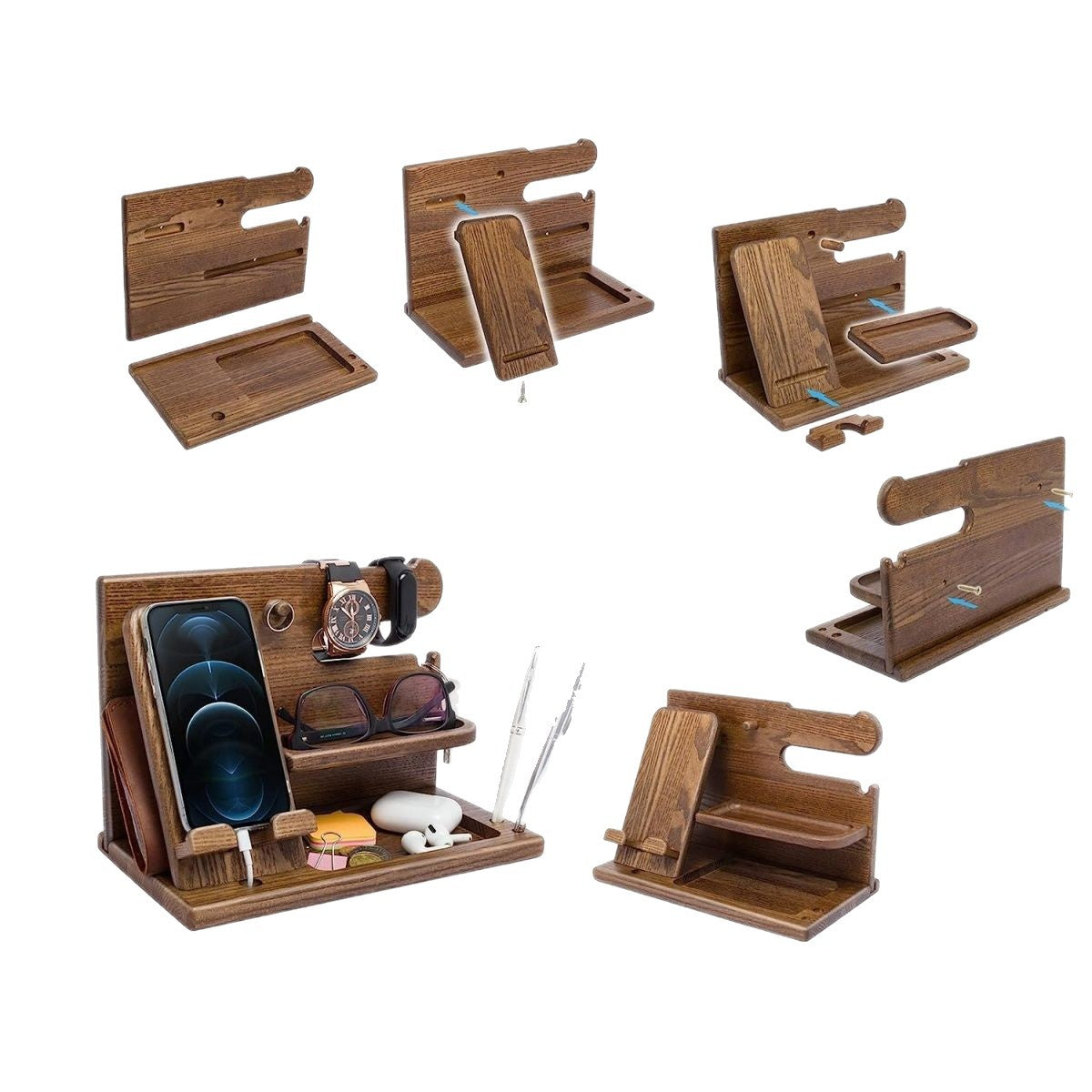 Wood Phone Docking Station