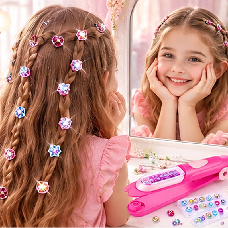 Reusable Hair Gem Stamper Kit