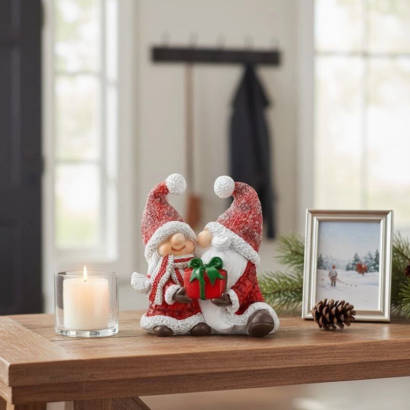 Christmas Gnome Figurine