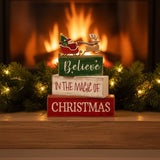 Christmas Wooden Table Decor