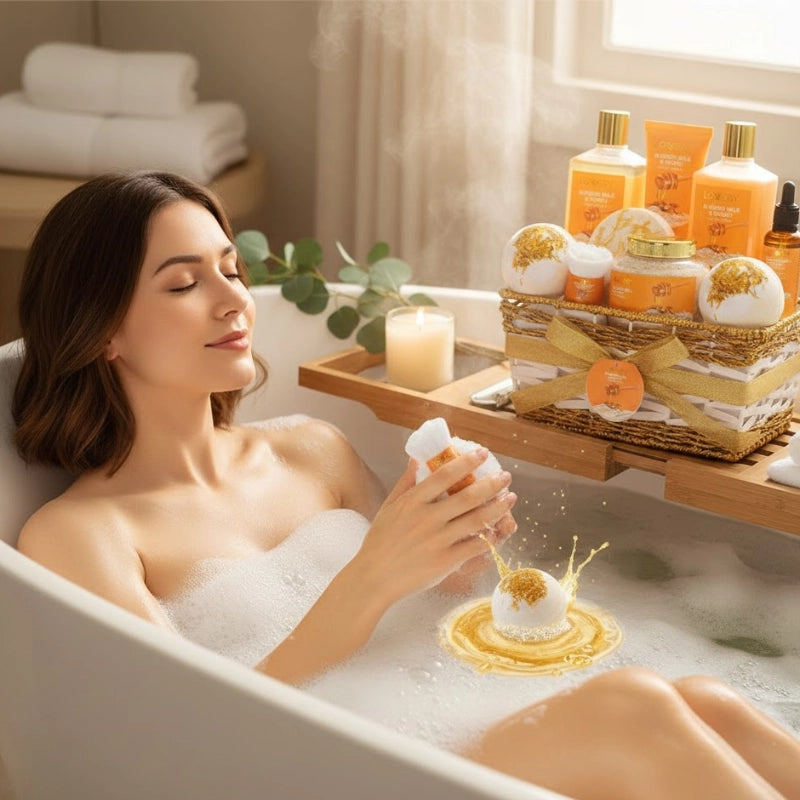 Honey Almond Spa Set