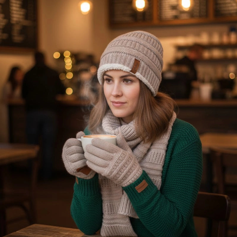 Winter Hat Scarf Set