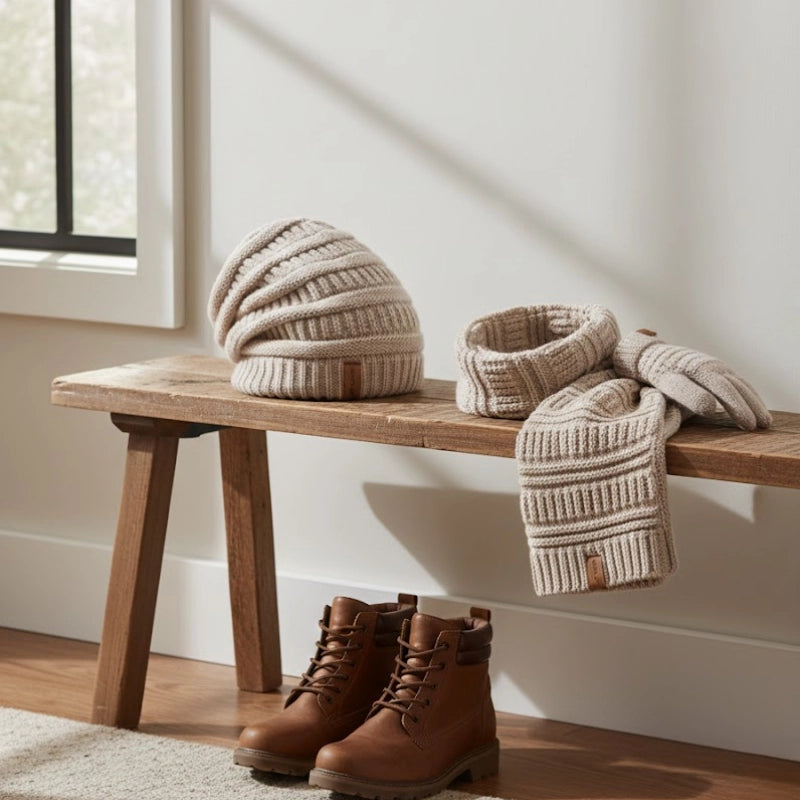 Winter Hat Scarf Set