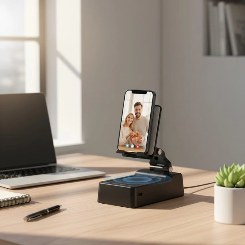 Bluetooth Speaker Phone Stand