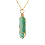 Fluorite Gemstone Jewelry Set