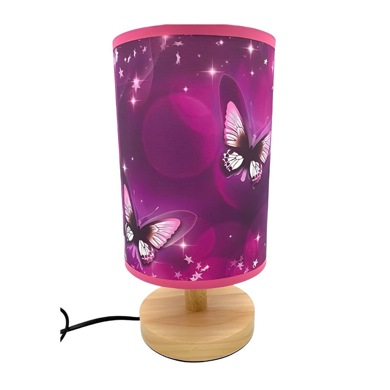 Purple Butterfly Table Lamp