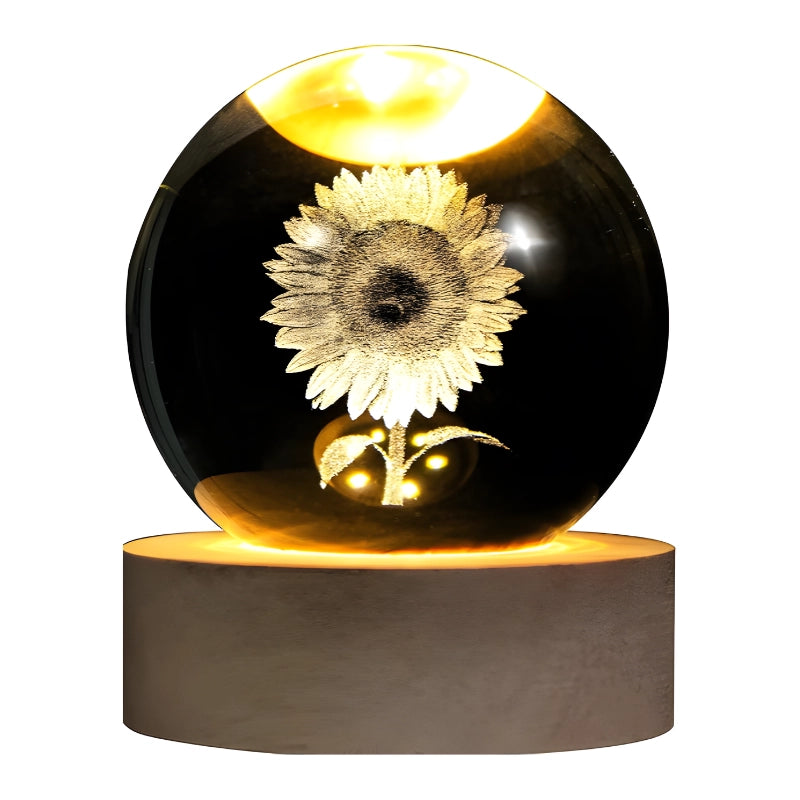 Luminous Nature Crystal Sphere