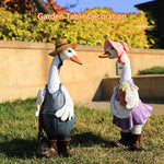 Porch Goose Garden Statue