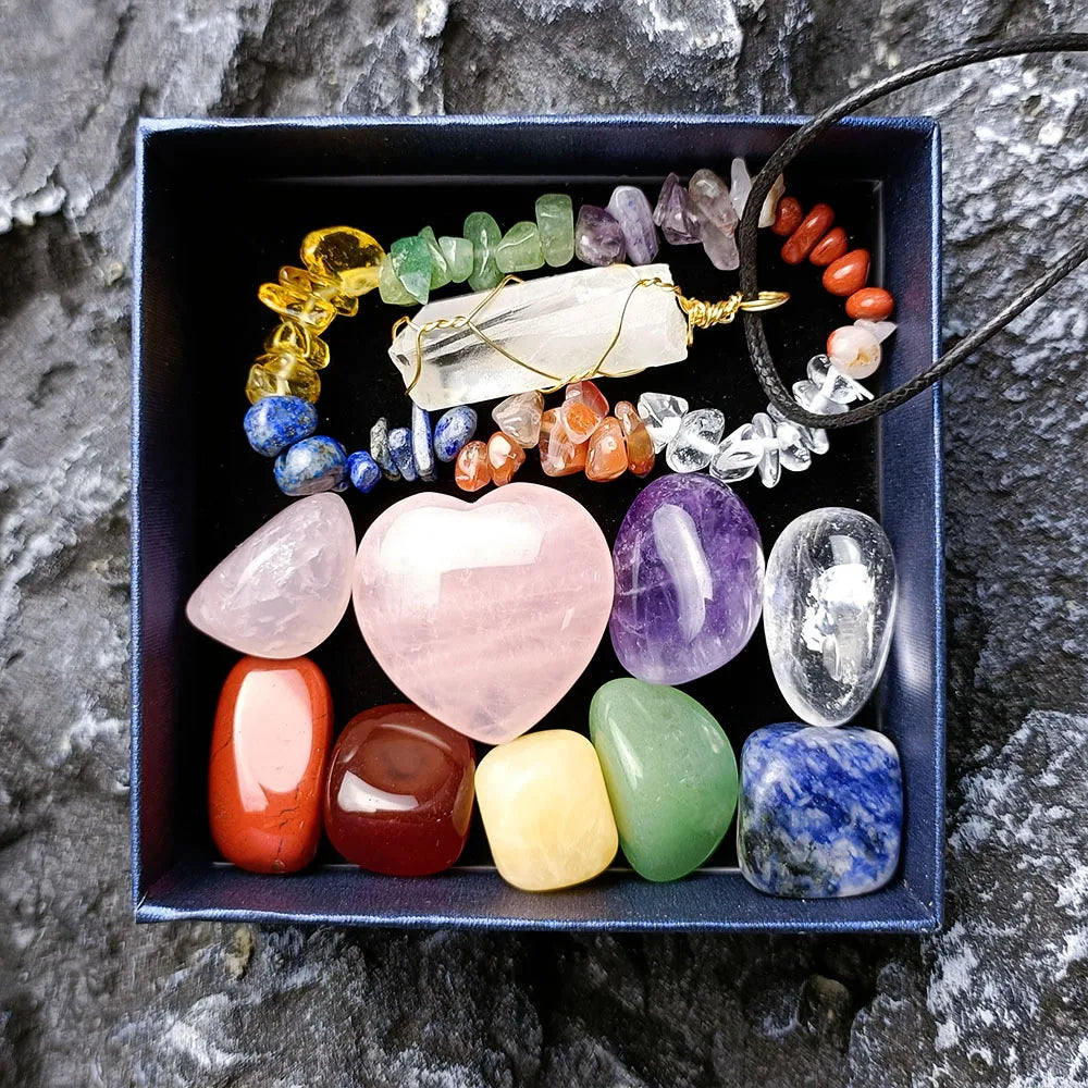 Healing Crystals Chakra Set