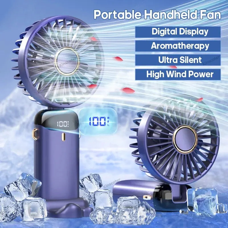 Portable Handheld Rechargeable Fan