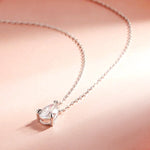 Radiant Teardrop Pendant Necklace