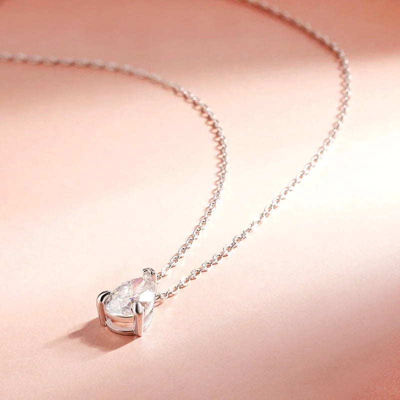 Radiant Teardrop Pendant Necklace