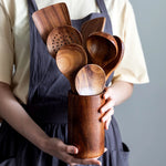 Wooden Kitchen Utensils Set